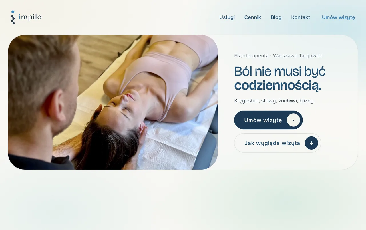 Impilo - gabinet fizjoterapii Warszawa Targówek